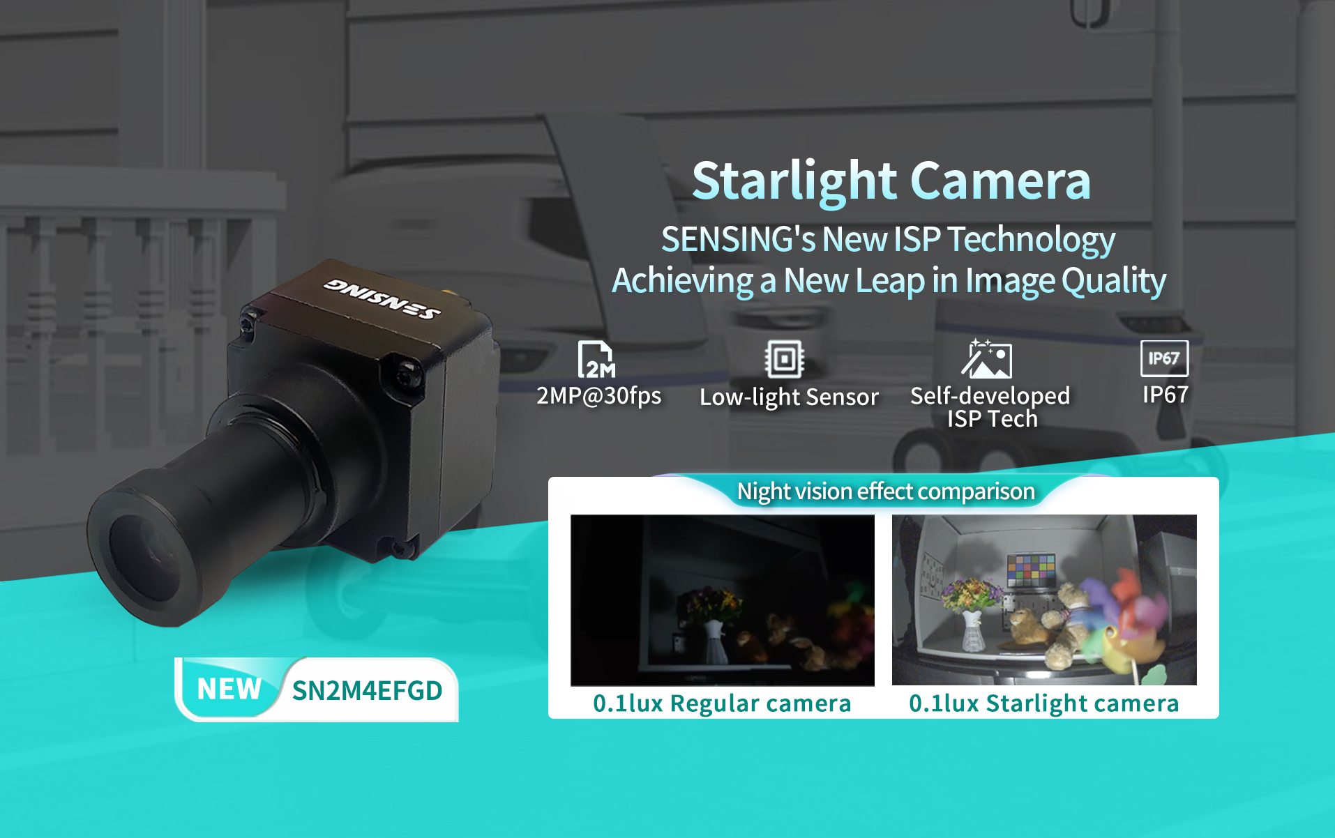 2MP starlight night vision full-color camera module 2MP starlight night vision full-color camera module